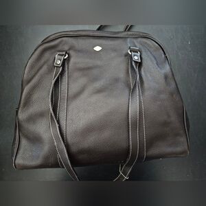 Vintage - I Santi Brown Leather Handbag